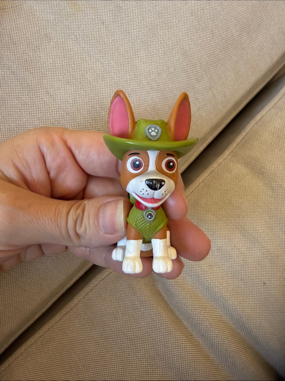 Tonies Paw Patrol Tracker Adventure Figure — Green Hat and Vest